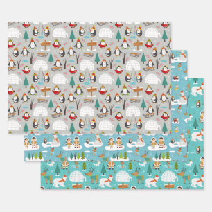 Hoja De Papel De Regalo Navidades amables vacaciones Personalizado de invi