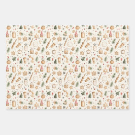 Hoja De Papel De Regalo Navidades Baking