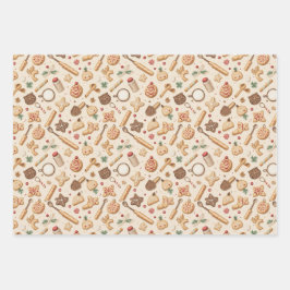 Hoja De Papel De Regalo Navidades Baking