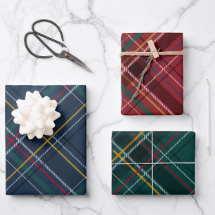 Hoja De Papel De Regalo Navidades celebran coloridas vacaciones de coordin