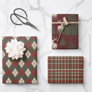Hoja De Papel De Regalo Navidades clásicos