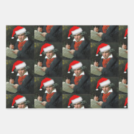 Hoja De Papel De Regalo Navidades clásicos de Beethoven Mahler Tchaikovsky