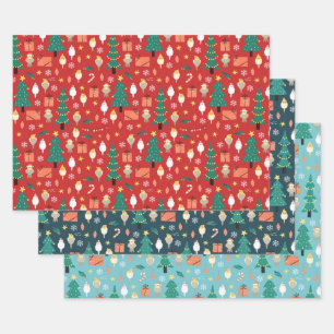 Hoja De Papel De Regalo Navidades Cockatiel
