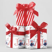 Navidades cortos foto Personalizado de tipografía 