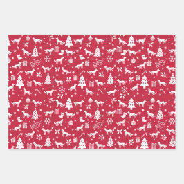 Hoja De Papel De Regalo Navidades de Alaskan Husky