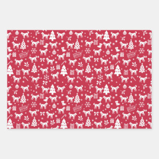 Hoja De Papel De Regalo Navidades de Alaskan Klee Kai