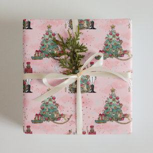 Hoja De Papel De Regalo Navidades de ballet de cazabotas