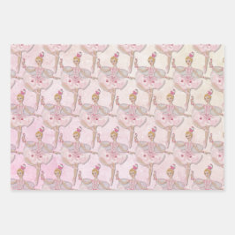 Hoja De Papel De Regalo Navidades de caña de azúcar de soldador de nueces