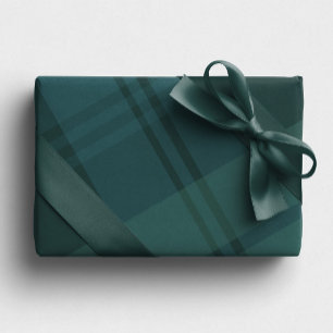 Hoja De Papel De Regalo Navidades de cheque azul azul azul dorado de vacac