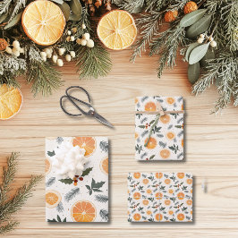Hoja De Papel De Regalo Navidades de Citrus Hygge