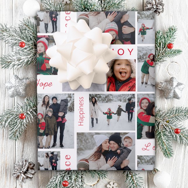 Hoja De Papel De Regalo Navidades de collage de fotos (Subido por el creador)