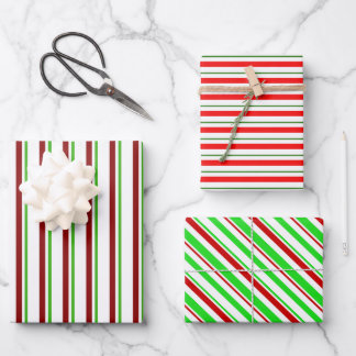 Hoja De Papel De Regalo Navidades de colores rojos, blancos, verdes divert