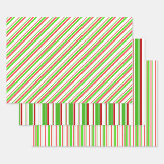 Hoja De Papel De Regalo Navidades de colores rojos, blancos, verdes divert