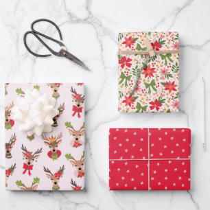 Hoja De Papel De Regalo Navidades de Coquette Reno Preppy