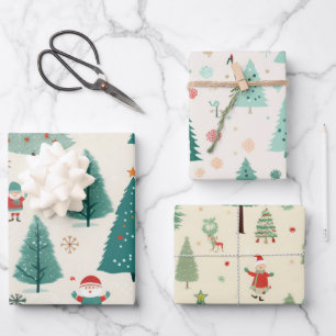 Hoja De Papel De Regalo Navidades de Cute Kawaii