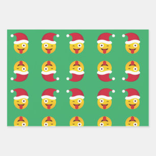 Hoja De Papel De Regalo Navidades de emoji