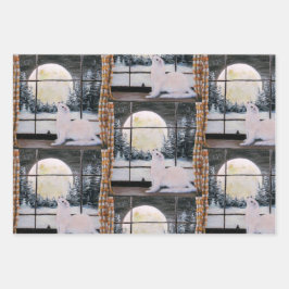 Hoja De Papel De Regalo Navidades de Ferret del arte original