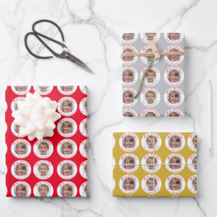 Hoja De Papel De Regalo Navidades de fotografía personalizado