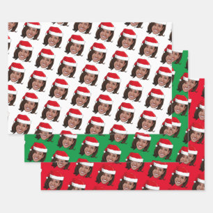 Hoja De Papel De Regalo Navidades de Kamala Harris