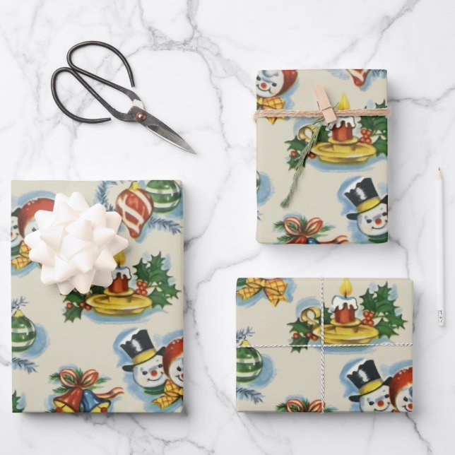 Hoja De Papel De Regalo Navidades de Kitschy (Anverso)