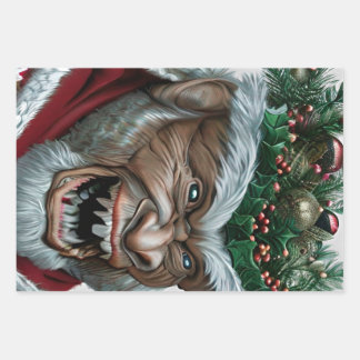 Hoja De Papel De Regalo Navidades de Krampus Jigsaw Puzzle Postcard Food L