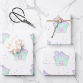 Hoja De Papel De Regalo Navidades de la Casa de la Moneda Cute Mint