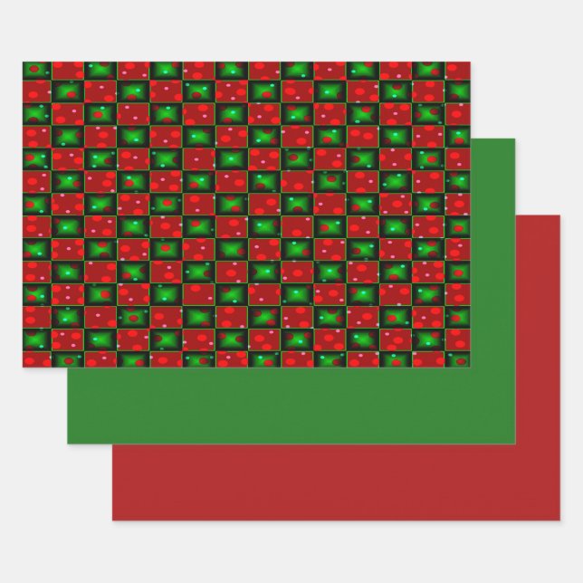 Hoja De Papel De Regalo Navidades de MVB Twinkle Starlight Design (Set)