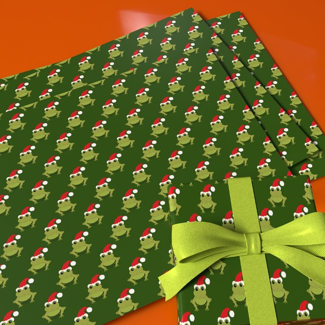 Hoja De Papel De Regalo Navidades de Novedad de Personalizado de Rana Verd (Subido por el creador)
