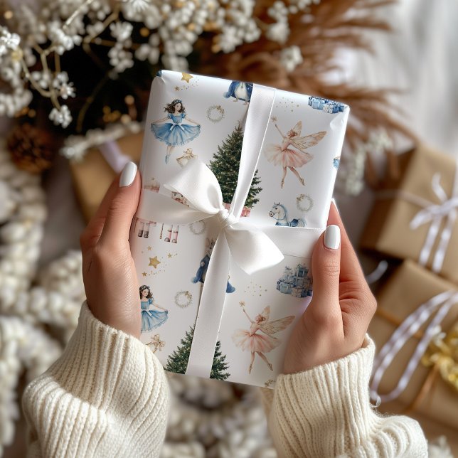 Hoja De Papel De Regalo Navidades de Nutcracker (Nutcracker Ballet Christmas Gift Sheets)