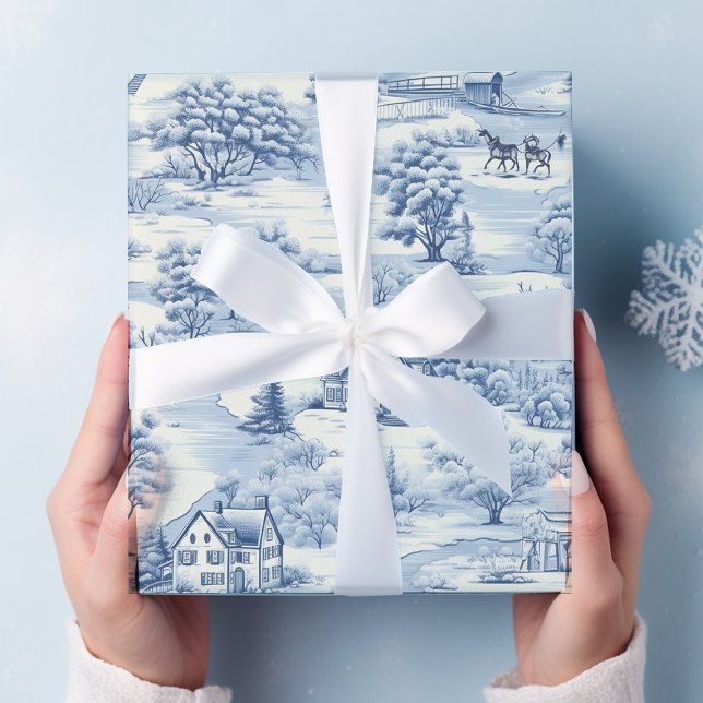 Hoja De Papel De Regalo Navidades de país de origen azul (Subido por el creador)