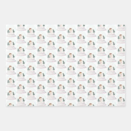 Hoja De Papel De Regalo Navidades de Pastel Nutcracker Ballerina