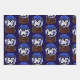 Hoja De Papel De Regalo Navidades de Perro de La Habana