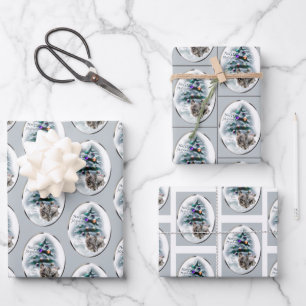 Hoja De Papel De Regalo Navidades de Skye Terrier