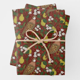 Hoja De Papel De Regalo Navidades de William Morris