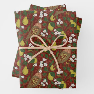 Hoja De Papel De Regalo Navidades de William Morris