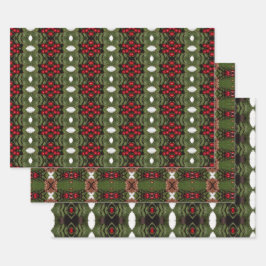 Hoja De Papel De Regalo Navidades decorativos Ajuste de chapa de regalo