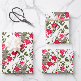 Hoja De Papel De Regalo Navidades Deer In Woods