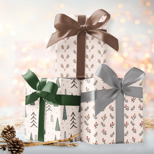 Hoja De Papel De Regalo Navidades del Boho de Whimsical