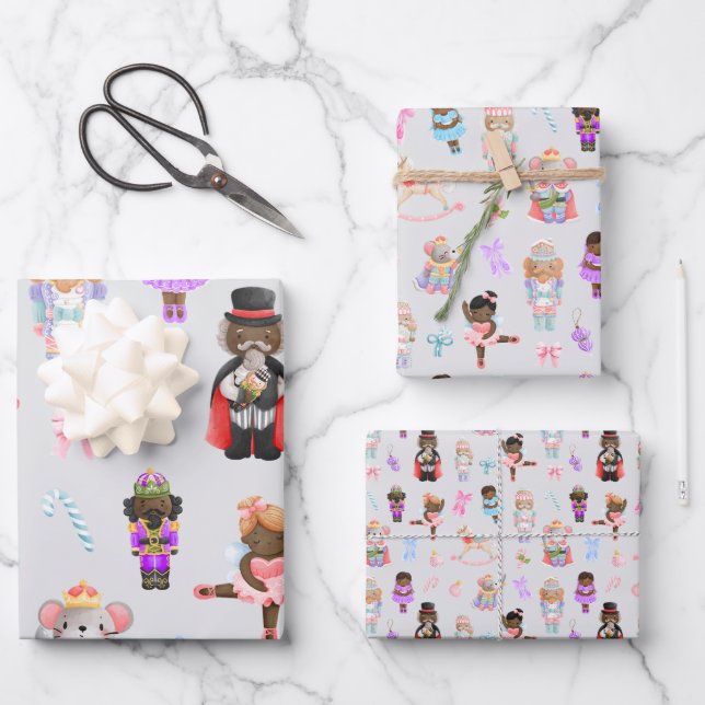 Hoja De Papel De Regalo Navidades del patrón de cazatalentos (Anverso)