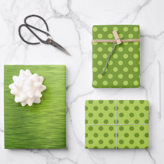 Hoja De Papel De Regalo Navidades del Relieve metalizado metálico Lime Gre