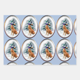 Hoja De Papel De Regalo Navidades del Territorio de Irlanda