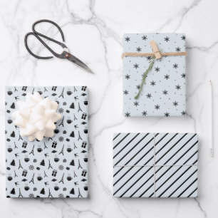 Hoja De Papel De Regalo Navidades en París