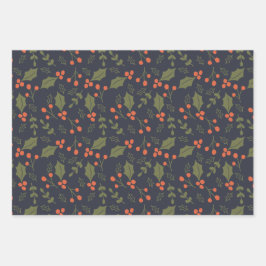 Hoja De Papel De Regalo Navidades Festividad moderna derritiendo la bebida