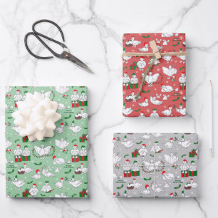 Hoja De Papel De Regalo Navidades festivos