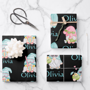 Hoja De Papel De Regalo Navidades impresos personalizados para Gnome