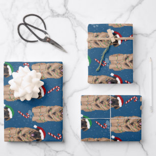 Hoja De Papel De Regalo Navidades Leonberger