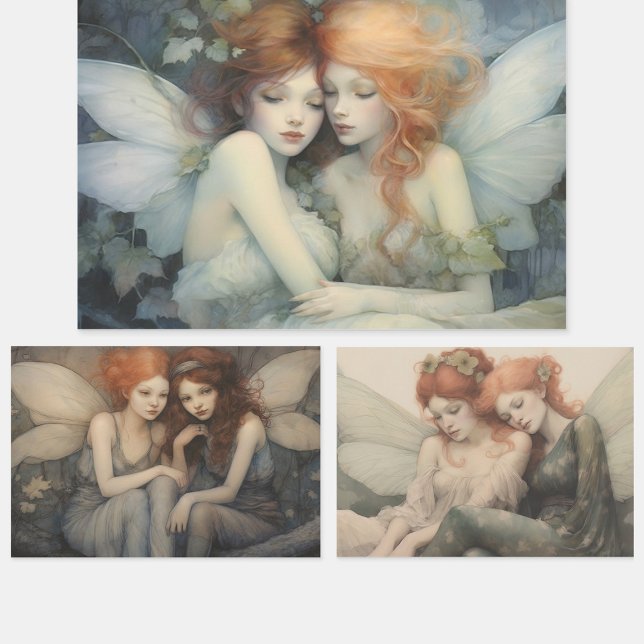 Hoja De Papel De Regalo Navidades mágicos de invierno con fantasía (Subido por el creador)