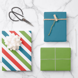 Hoja De Papel De Regalo Navidades Merry y Bright