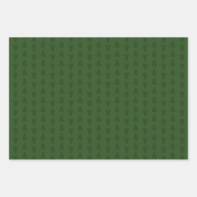 Hoja De Papel De Regalo Navidades modernos (Anverso 3)