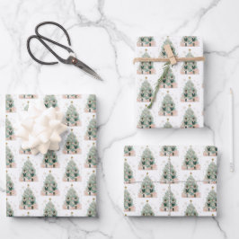 Hoja De Papel De Regalo Navidades Nutcracker de Pastel